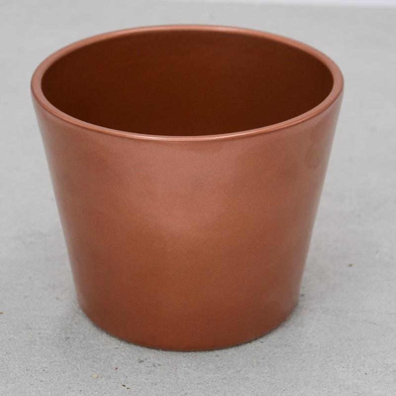 Übertopf KUPFER passend für 12cm Sukkulenten