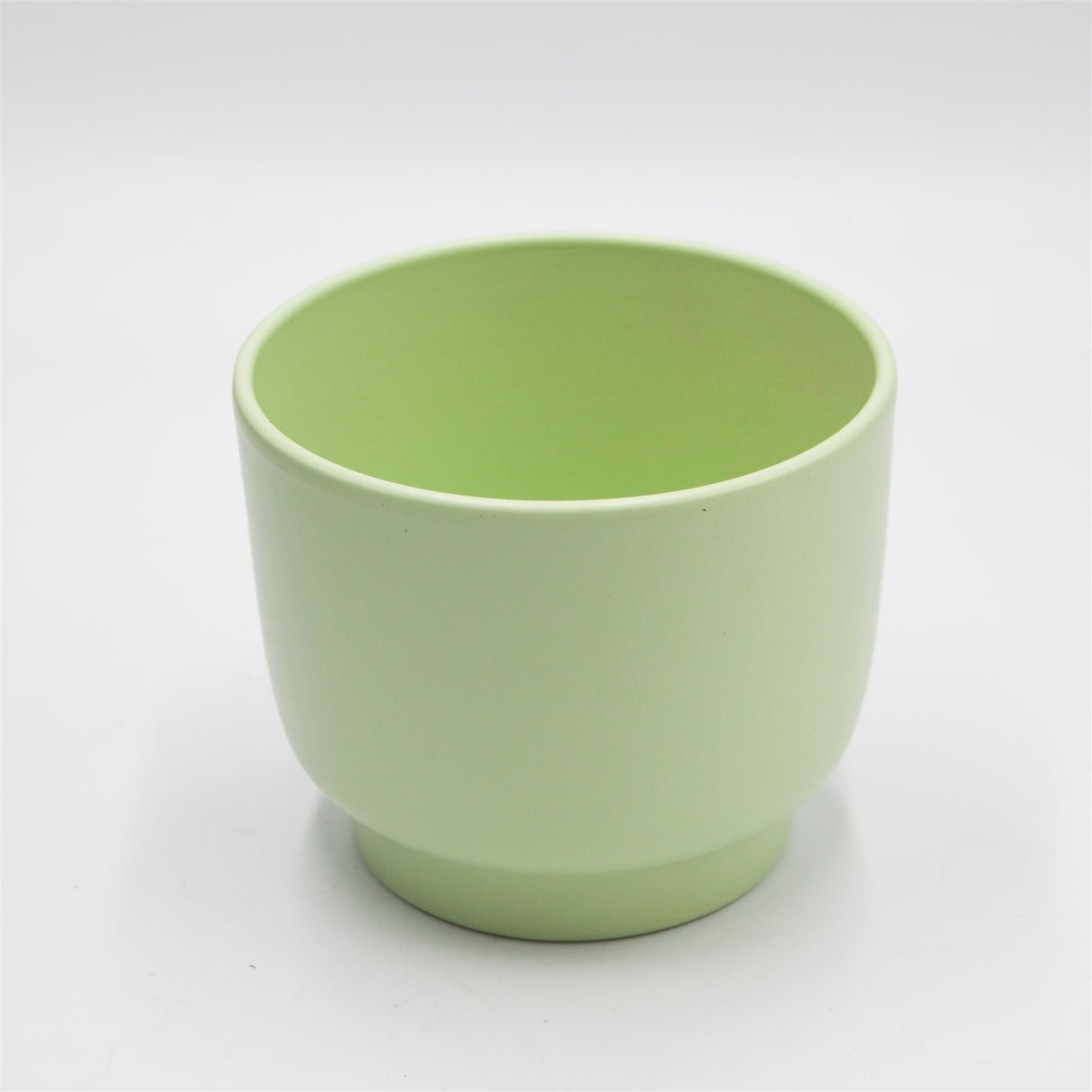 Tulip pistachio-colored decorative pot, suitable for 12cm succulents.