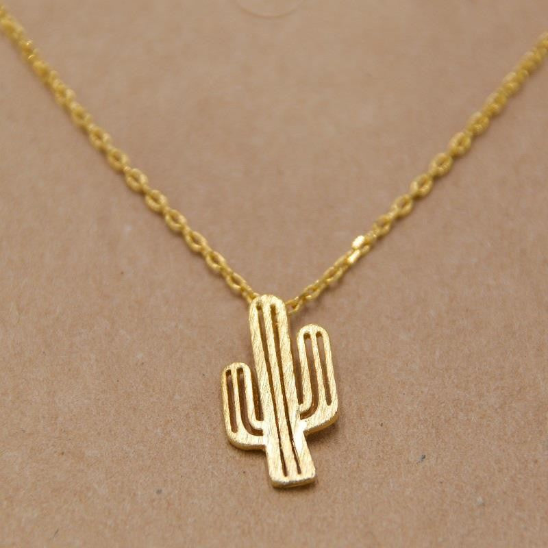 Kaktus Kette, Gold