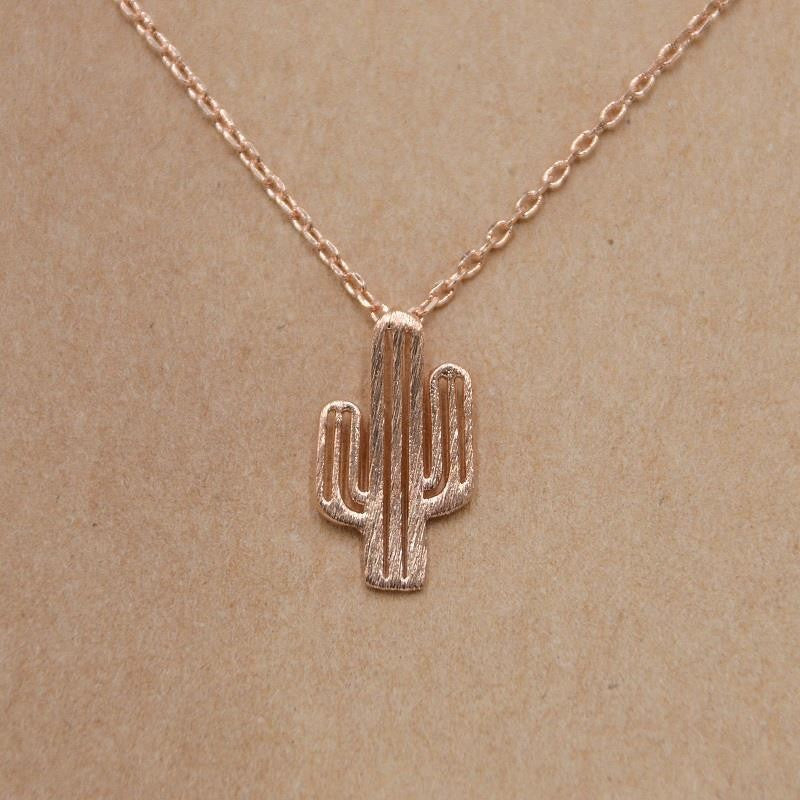 Cactus Necklace, Rose
