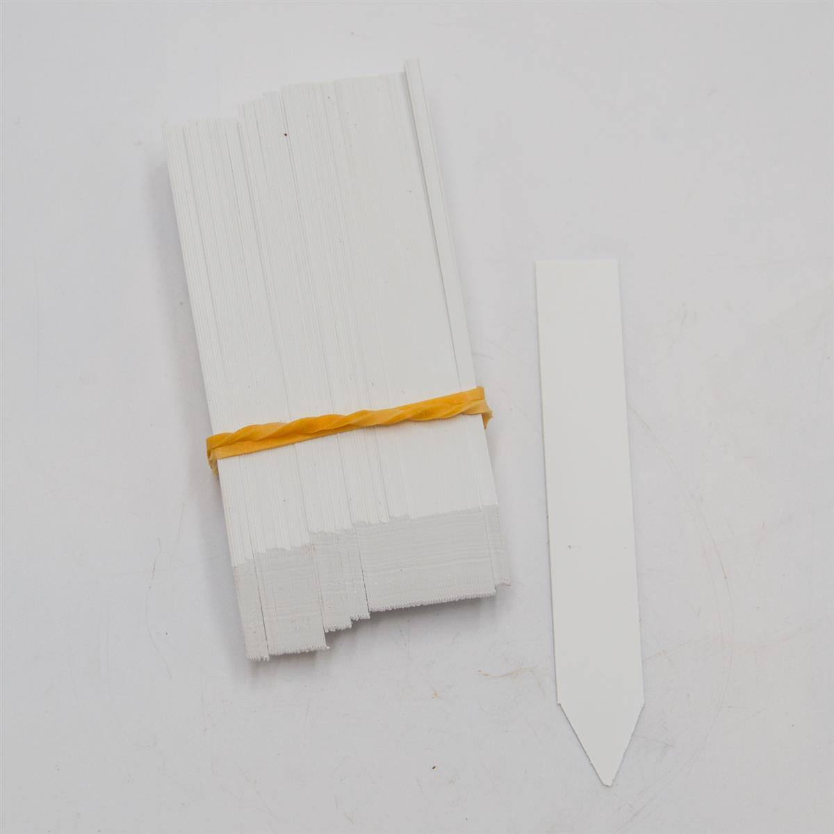 White stick-on labels, 100 pieces