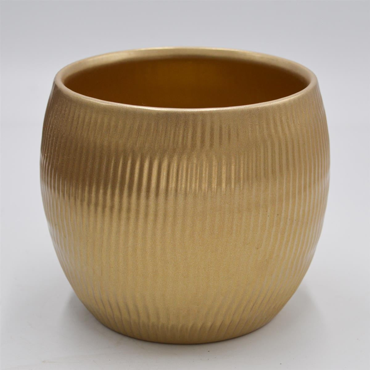 AMANDA Gold decorative pot for 10.5cm succulents