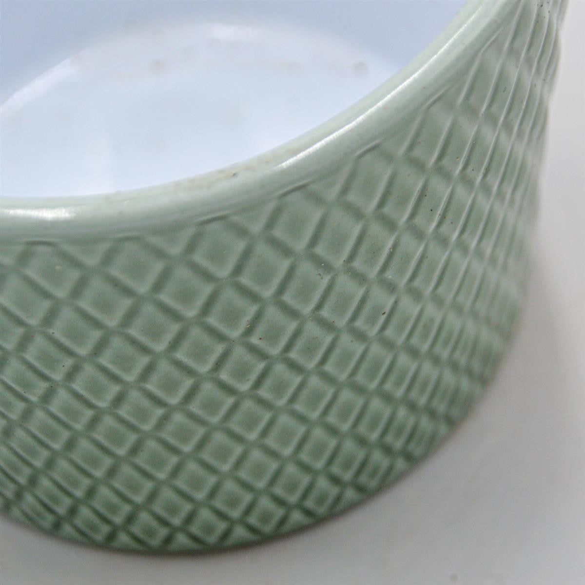 CHRISTINE Green decorative pot, suitable for 10.5cm succulents.