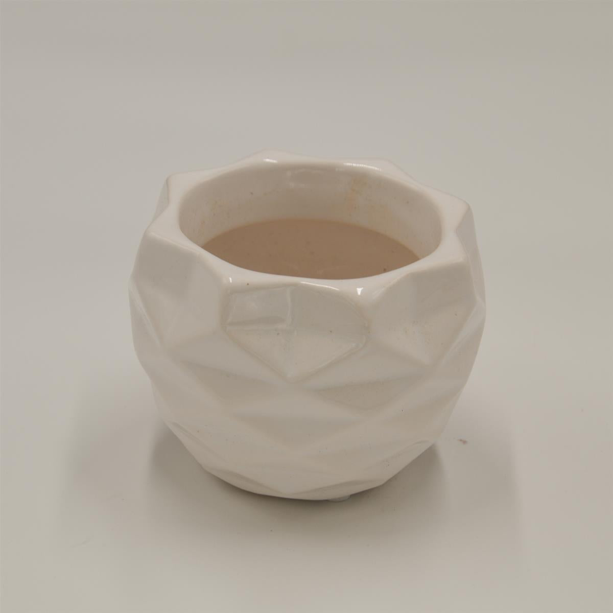 NINA White Planter for 6cm Succulents