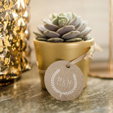 Assemble succulent party favors