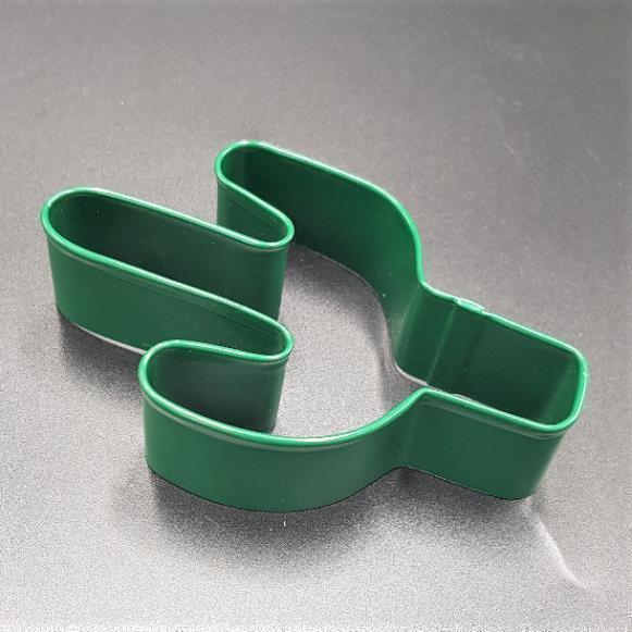 Cactus-shaped cookie cutter