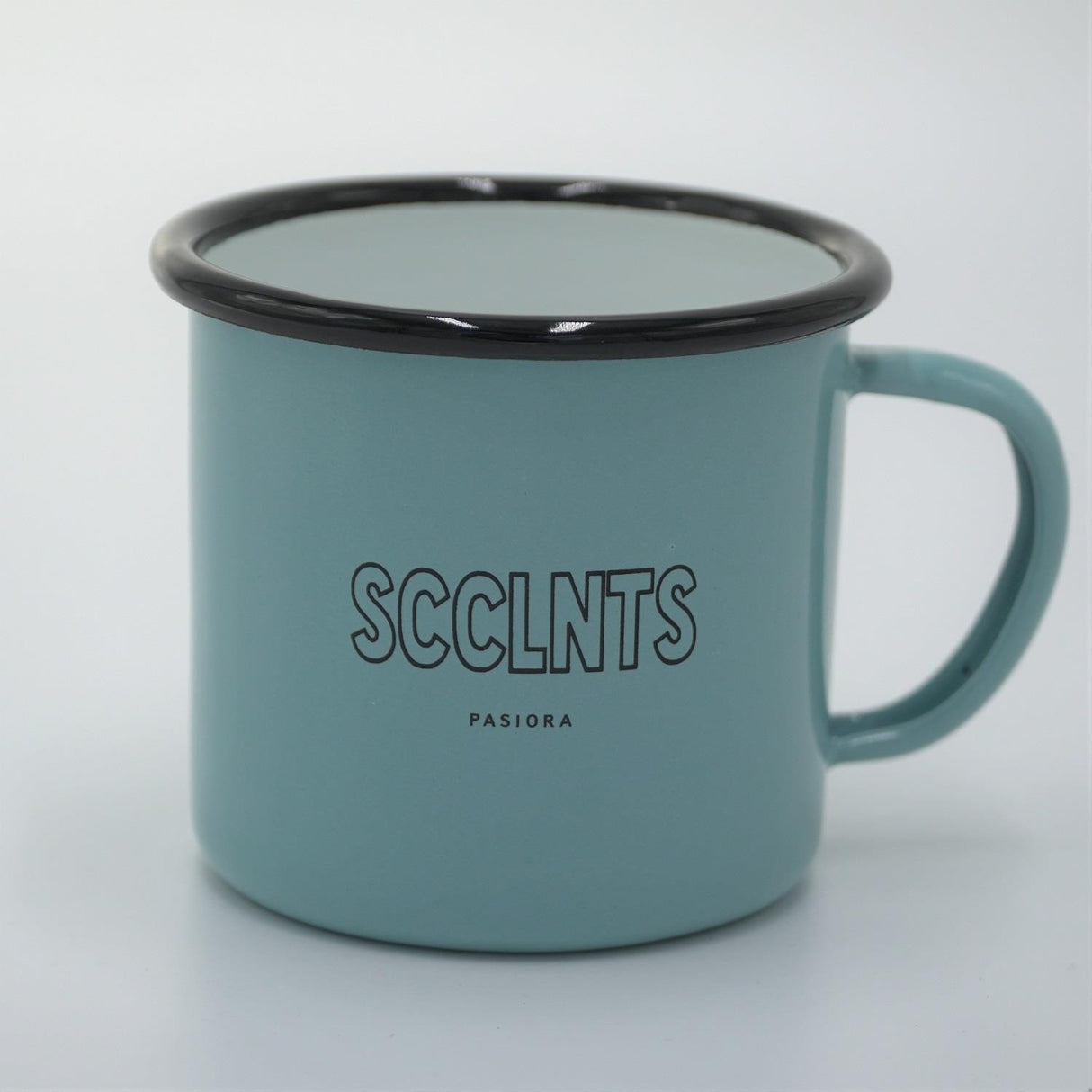 Pasiora enamel mug with succulent motif