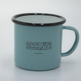 Pasiora enamel mug with succulent motif