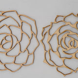 Succulent Wooden Ornaments 2-Piece Set